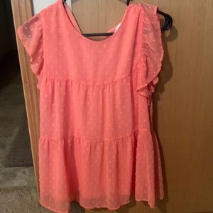 pink lily top